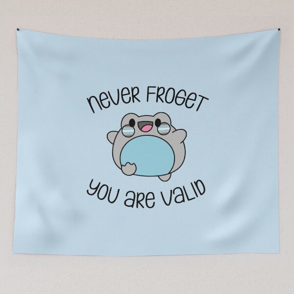 Item preview, Never Froget You Are Valid Demiboy Pride designed and sold by everything4eva.