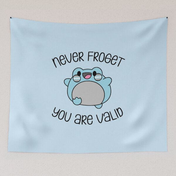 Item preview, Never Froget You Are Valid Demiboy Pride designed and sold by everything4eva.