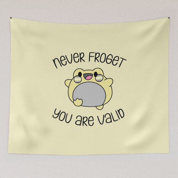 Item preview, Never Froget You Are Valid Demigender Pride designed and sold by everything4eva.