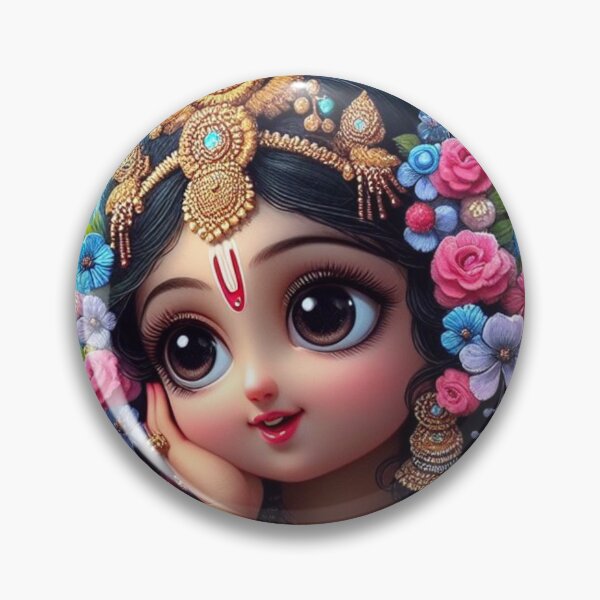 Item preview, Beautiful Radha Rani and her Friend Inviting Radha to meet Krishna designed and sold by VrindaArts.