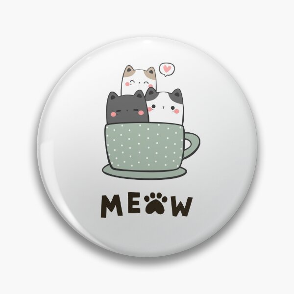 Item preview, Taza de gato ¡Miau! designed and sold by EverythingMY.