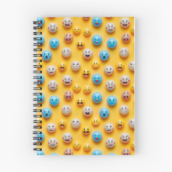 Item preview, Emoji Cute Faces Kawaii Text Message Social Media Seamless Pattern 3 designed and sold by SayItWithYours.