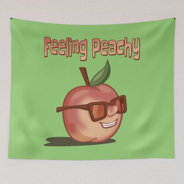 Item preview, Feeling peachy designed and sold by Scrabbly Doodles.