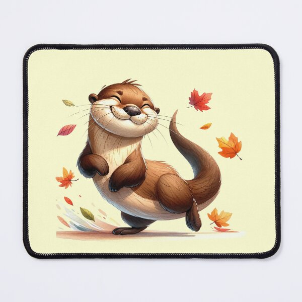 Item preview, Otter Watercolor in Autumn designed and sold by 93-Store.
