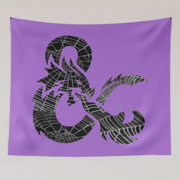 Item preview, Spider Webs Dungeons and Dragons Logo designed and sold by SterkalaPress.