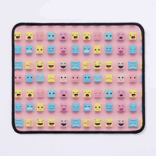 Item preview, Emoji Cute Faces Kawaii Text Message Social Media Seamless Pattern 4 designed and sold by SayItWithYours.