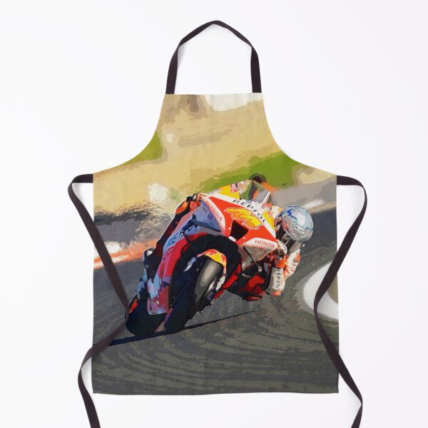 Item preview, Pol Espargaro drifting his 2022 MotoGP Motorcycle at Valencia watercolor designed and sold by Rodissimus1984.