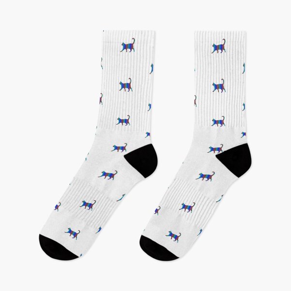 Item preview, Blue stripes cat designed and sold by Ana Gorozpe.