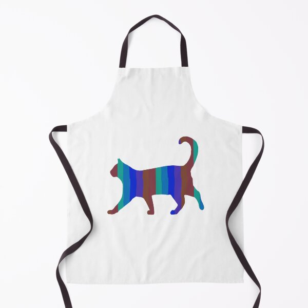 Item preview, Blue stripes cat designed and sold by Ana Gorozpe.