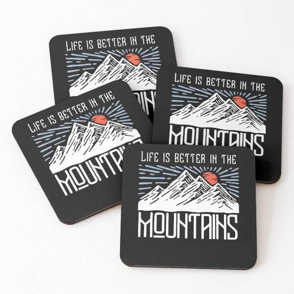 Item preview, Life is better in the mountains designed and sold by darshants.