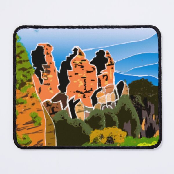 Item preview, Three Sisters Sydney Vintage Travel Poster designed and sold by joeycastaneda.