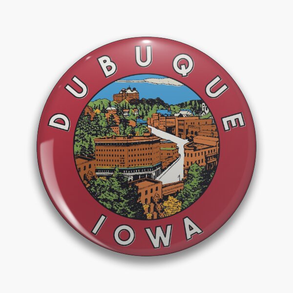 Item preview, Dubuque Iowa Skyline Decal designed and sold by Decal Mania.