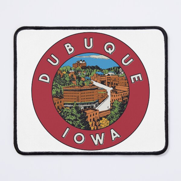 Item preview, Dubuque Iowa Skyline Decal designed and sold by Decal Mania.