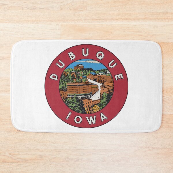 Item preview, Dubuque Iowa Skyline Decal designed and sold by Decal Mania.