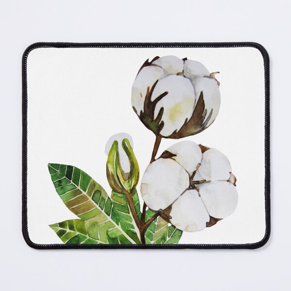 Item preview, Watercolor cotton branch designed and sold by Ekaterina Glazkova.