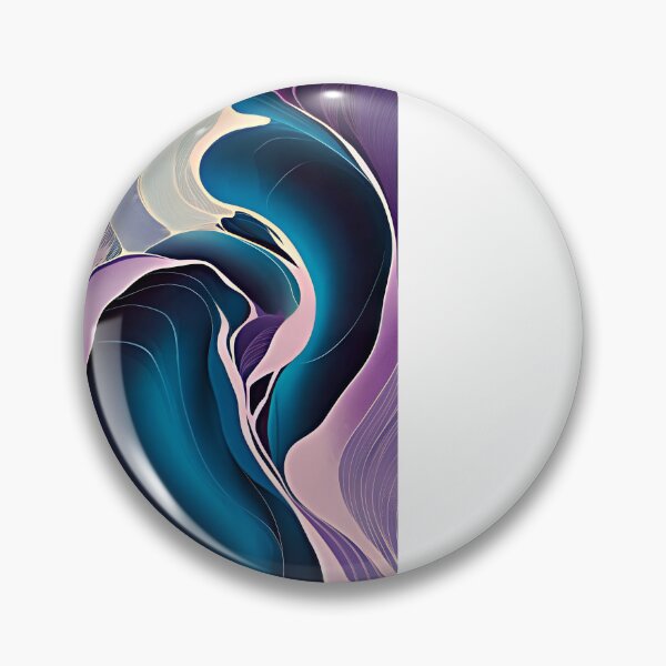 Item preview, Purple blue abstract art designed and sold by BlissfulBlossom.