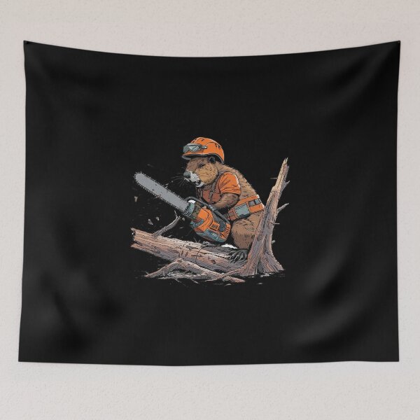 Item preview, Beaver Lumberjack Chainsaw designed and sold by titanosdesign.