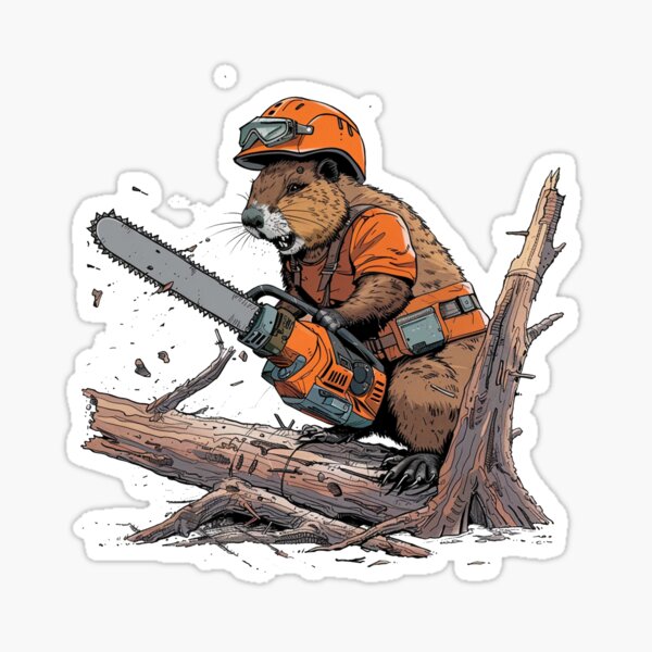 Item preview, Beaver Lumberjack Chainsaw designed and sold by titanosdesign.