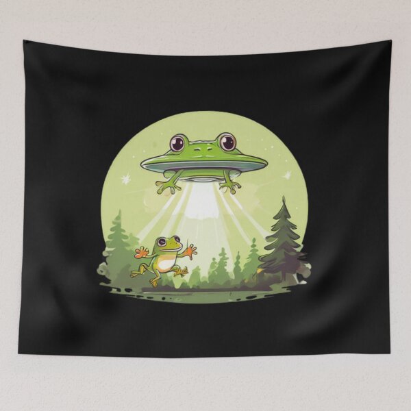 Item preview, Alien Frog Abduction Design designed and sold by Planetporridge.