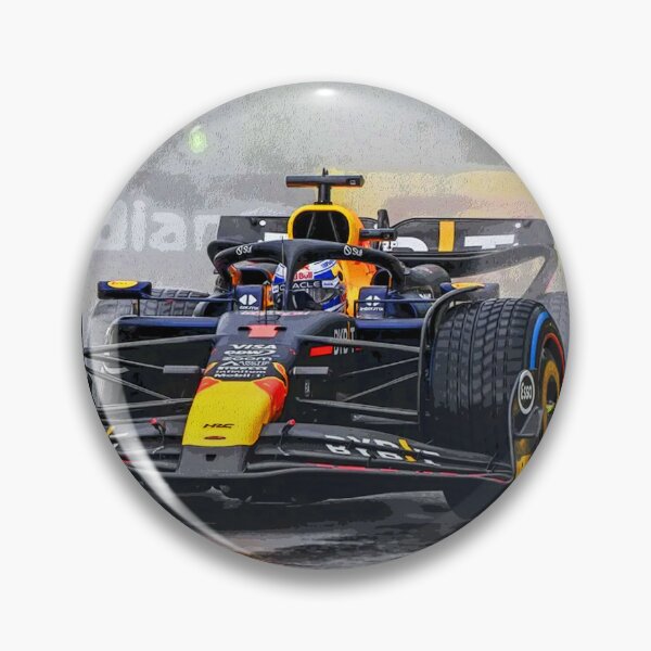 Item preview, Max verstappen racing in the rain in his 2024 F1 car during the Canadian Grand Prix abstract designed and sold by Rodissimus1984.