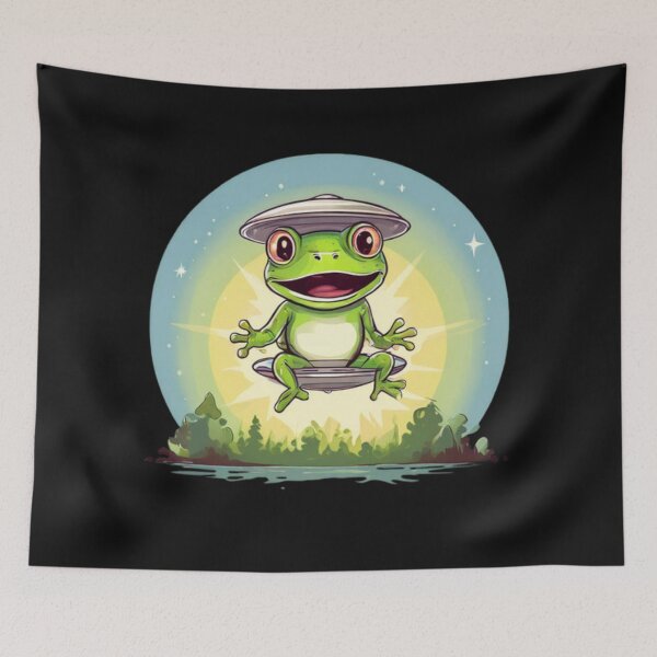 Item preview, Frog Abduction Art designed and sold by Planetporridge.