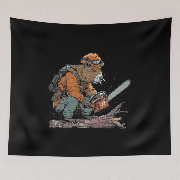 Item preview, Beaver Lumberjack Chainsaw designed and sold by titanosdesign.