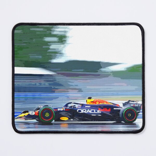 Item preview, Max Verstappen racing in the rain during the 2024 Canadian Grand Prix from the side watercolor designed and sold by Rodissimus1984.