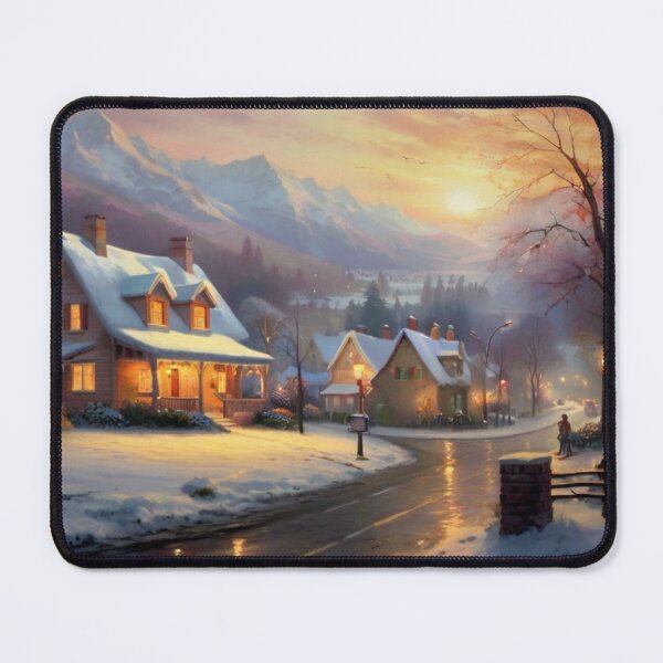 Item preview, Winter Village Charm on Main Street designed and sold by BlareBlare.