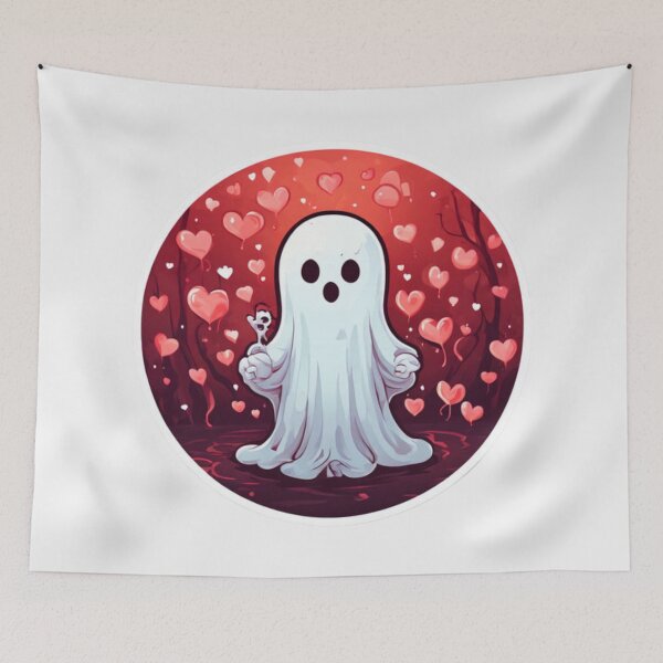 Item preview, Hearts and Ghost Love designed and sold by Planetporridge.