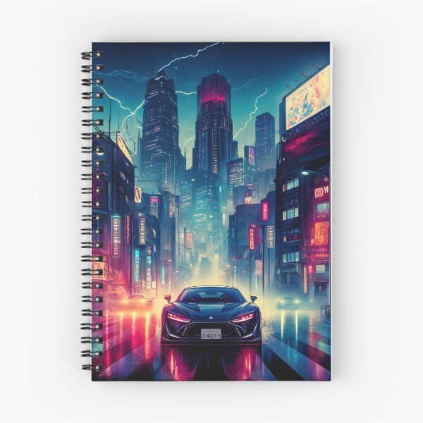 Item preview, Futuristic Tokyo with Modern Car designed and sold by h00ch2003.