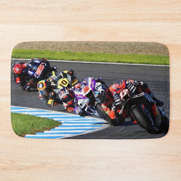 Item preview, Maverick Viñales, Johann Zarco, Luca Marini and Fabio Quartararo racing during the 2022 Japanese GP abstract designed and sold by Rodissimus1984.