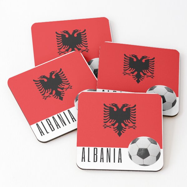 Item preview, Flag of Albania with a Football designed and sold by Frasmosa.