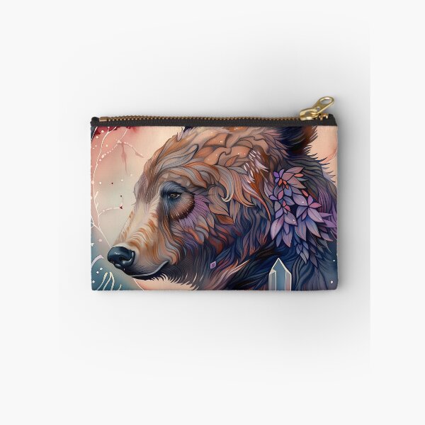 Item preview, Mystical Bear in Floral Realm designed and sold by PawPrintStyles.