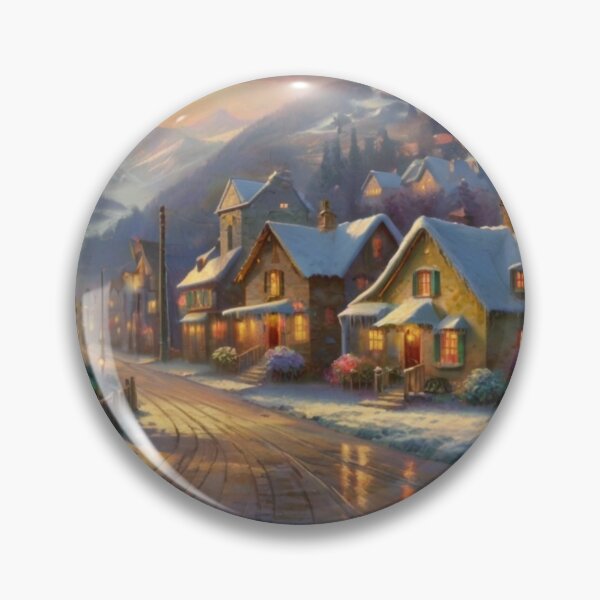 Item preview, Winter's Embrace in Village Street designed and sold by BlareBlare.
