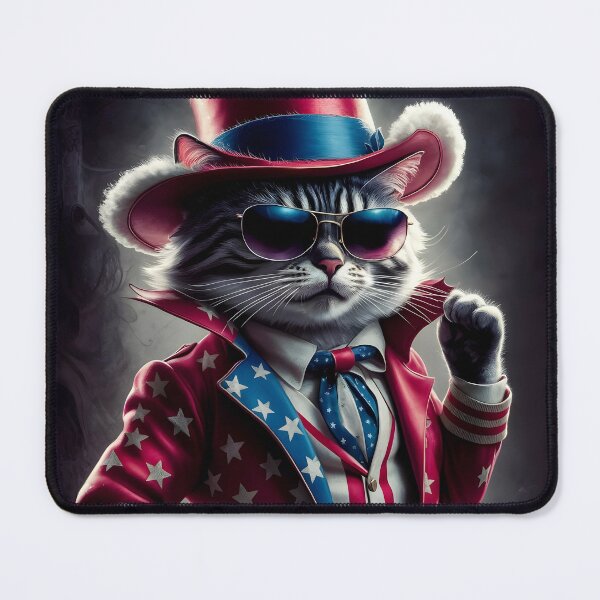Item preview, Fourth of July Feline Fashion Frenzy designed and sold by CreativeJuneyB.