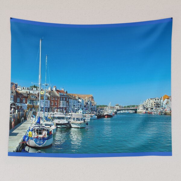 Item preview, Weymouth Harbour Wide Angle designed and sold by Alisonchambers2.