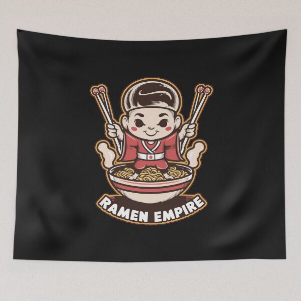Item preview,  ''Ramen Empire'' Funny Ramen Foodie Kawaii T-Shirt designed and sold by Witty Shirts.
