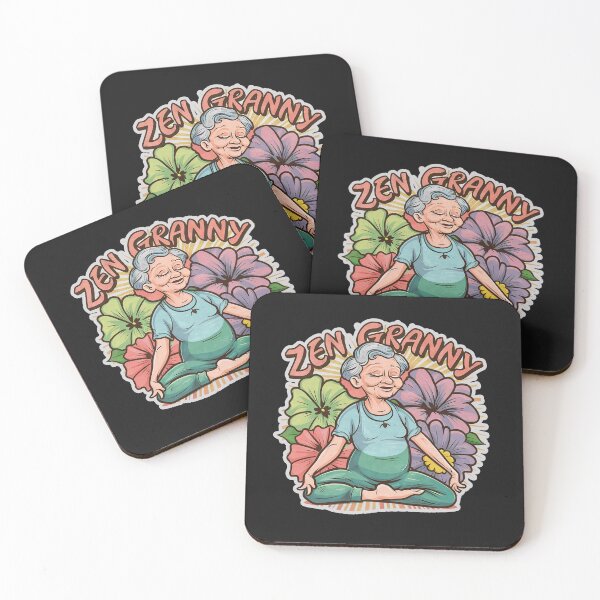 Item preview, ''Zen Granny'' Funny Zen Yoga Grandmother T-Shirt designed and sold by Witty Shirts.