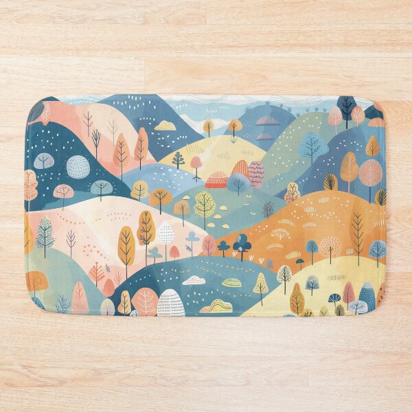 Item preview, Colorful hills designed and sold by Parn Promsuwan.