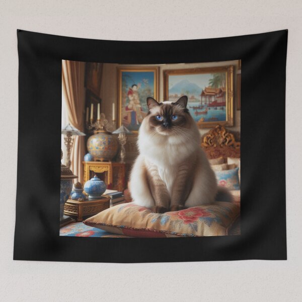 Item preview, Siamese aka Balinese Cat 2 designed and sold by Sybille-Yates.