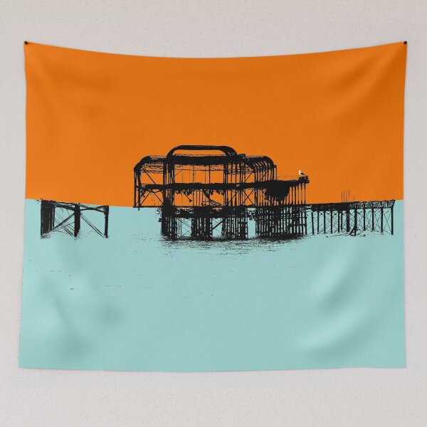 Item preview, Billy BRightOn on Brighton West Pier Pop Art  designed and sold by StudioFlea.