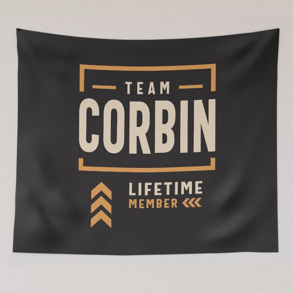 Item preview, Team Corbin Lifetime Member Funny Name Corbin designed and sold by cidolopez.