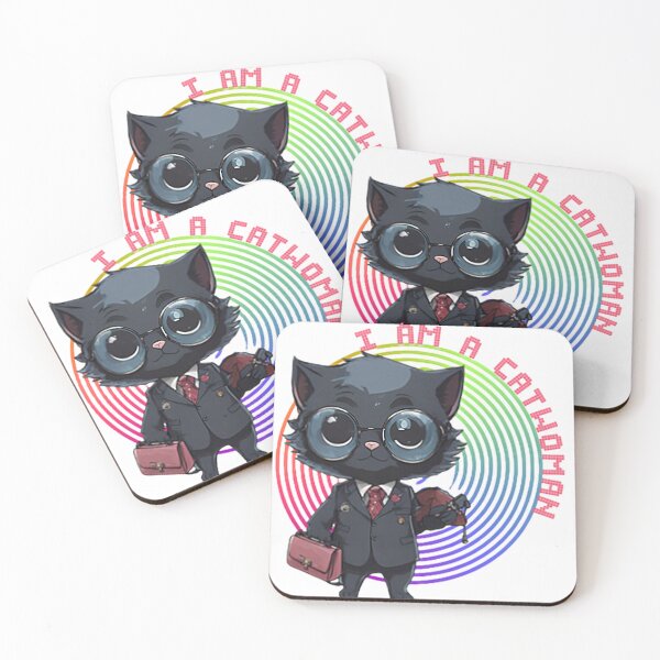 Item preview, Black cat wearing a suit designed and sold by kankan22.