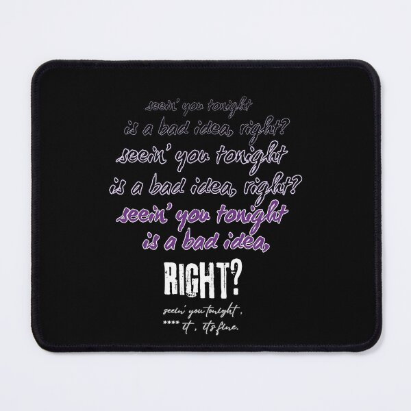 Item preview, seein' you tonight is a bad idea, right? designed and sold by miniscule-141.