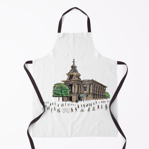 Item preview, Burslem Town Hall, Stoke-On-Trent, Illustrated Tribute designed and sold by FoleyPottery.