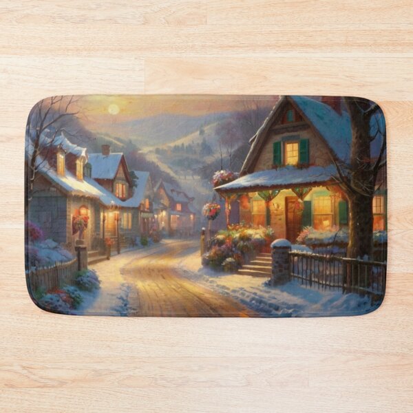 Item preview, Winter Wonderland in Village Street designed and sold by BlareBlare.