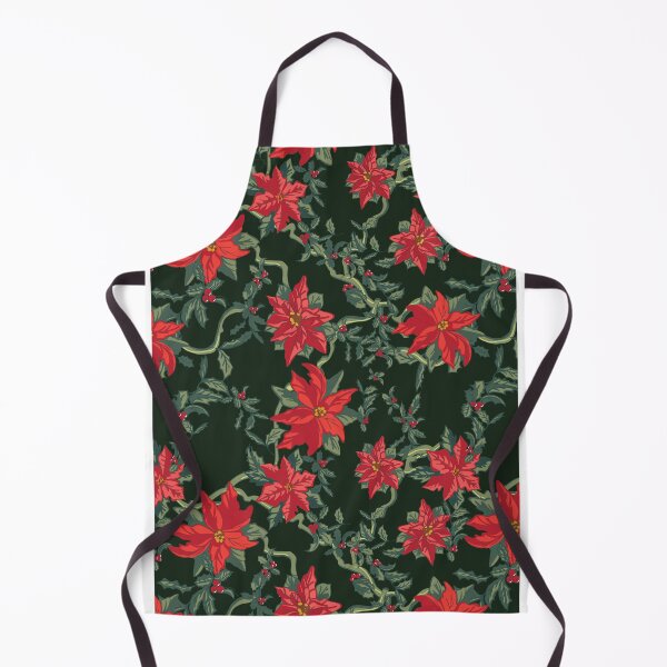 Item preview, Trailing Poinsettias on A Dark Background designed and sold by Albin1961.