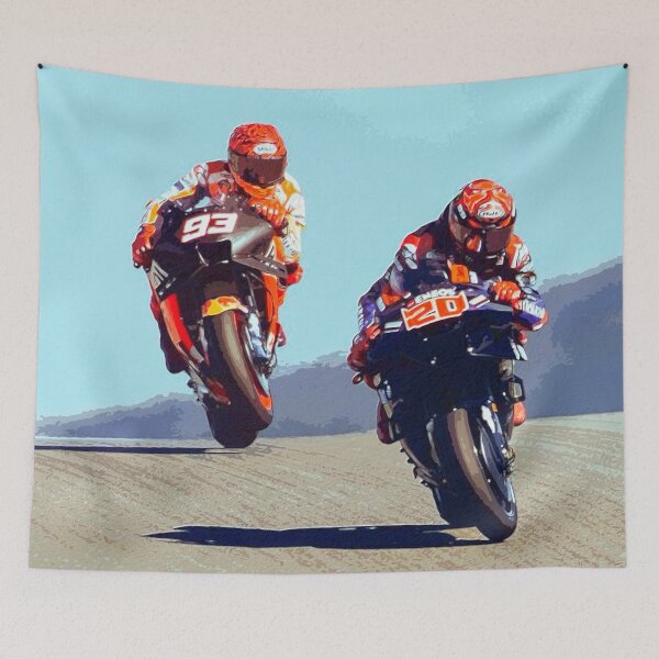 Item preview, MotoGP racing at Portimão watercolor designed and sold by Rodissimus1984.