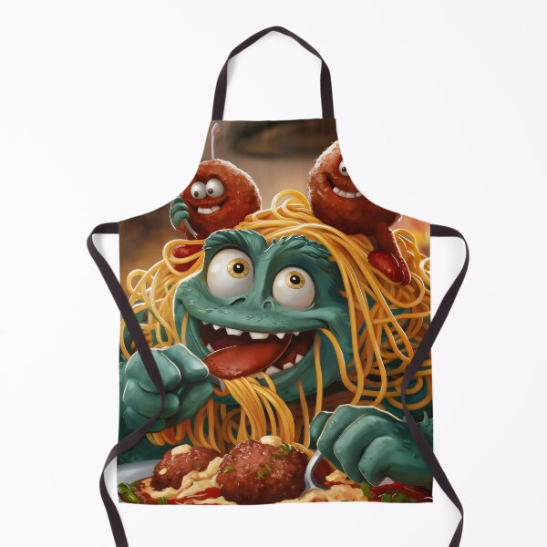 Item preview, Spaghetti Monster with Meatballs. designed and sold by MyHappyArtShop.
