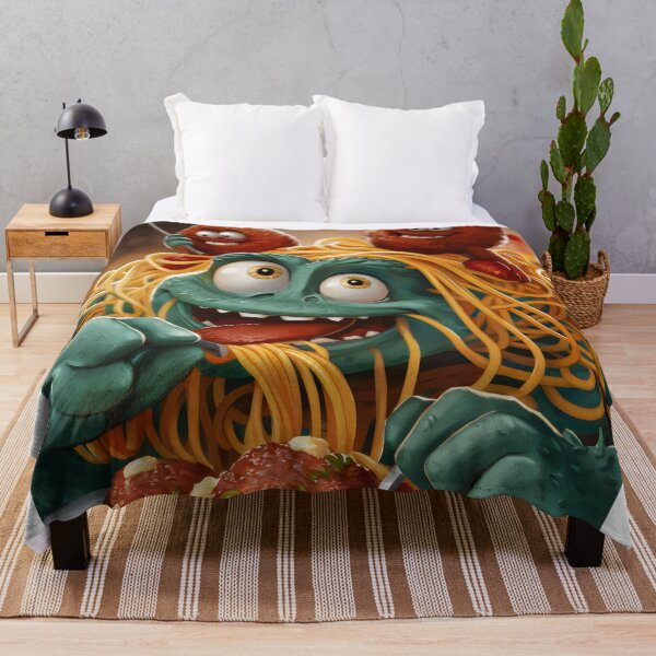 Item preview, Spaghetti Monster with Meatballs. designed and sold by MyHappyArtShop.